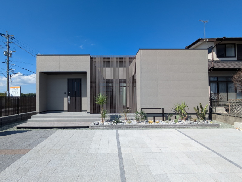 合志市豊岡モデルハウスの外観写真です